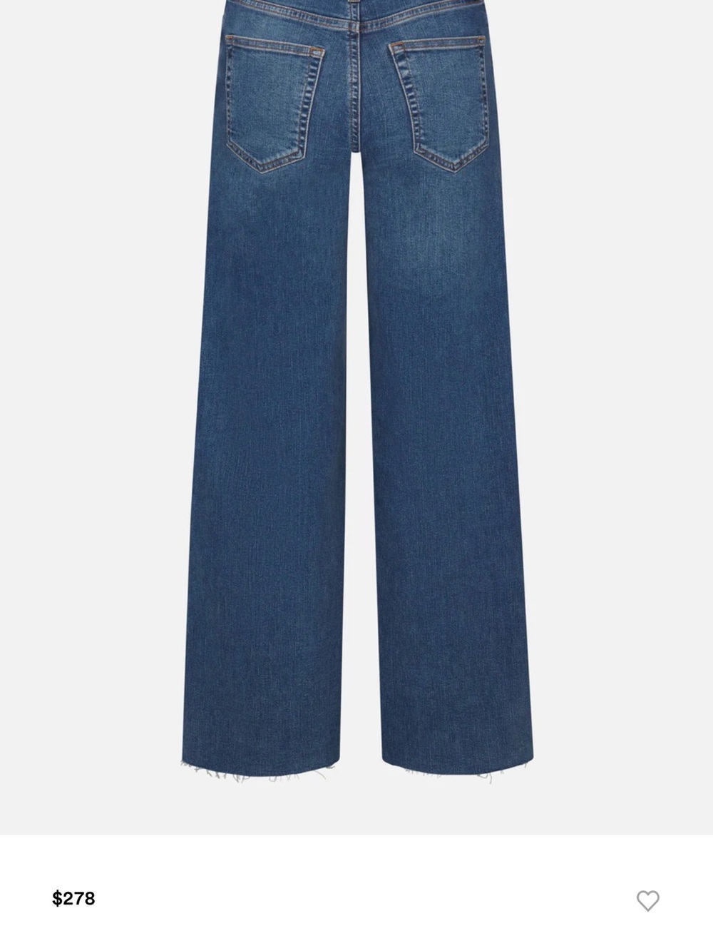 Frame Denim High-Rise Wide-Leg Blue Jeans